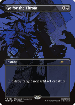 Go for the Throat [Standard Showdown Promos] Magic MTG