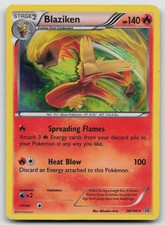 Blaziken 28/160 Holo Rare Primal Clash Pokemon Holo Heavily Played on eBay