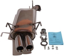 FOX Sportauspuff Opel Vectra B Typ J96 Bj. 94-99 2x80mm eingerollt mit Absorber