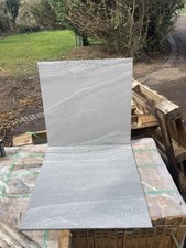 20-100 Sqm Anti Slip R10 Grey Marble Effect Porcelain Wall & Floor Tiles. 