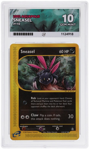 Sneasel graded ACE 10 for sale on eBay