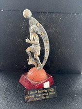 7 3/4 Action Star Basketball Female Resin Trophy. Please See All Photos
