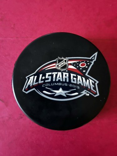 2013 Columbus Souvenir All Star Game Puck For A Game That Never Took Place.
