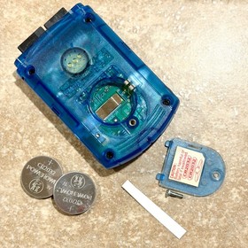 Sega Dreamcast Clear Blue VMU Memory Card HKT-7000 Japan OEM Region Free Tested