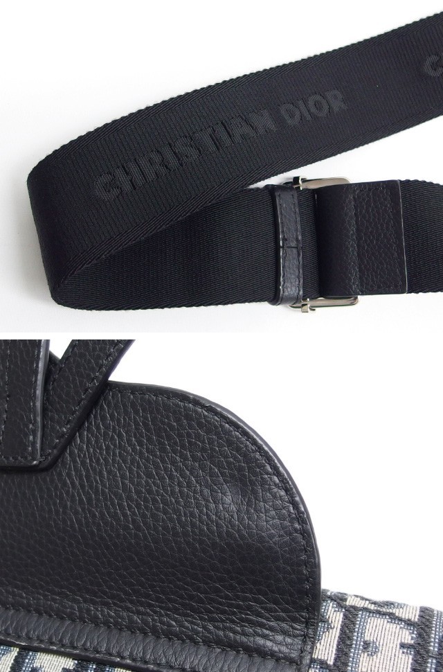 Christian Dior Trotter Oblique Jacquard Saddle Bag　1CD00108 image 6