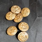 Civil War 1861-65 Original Eagle Metal Uniform Buttons Lot of 7 Militaria