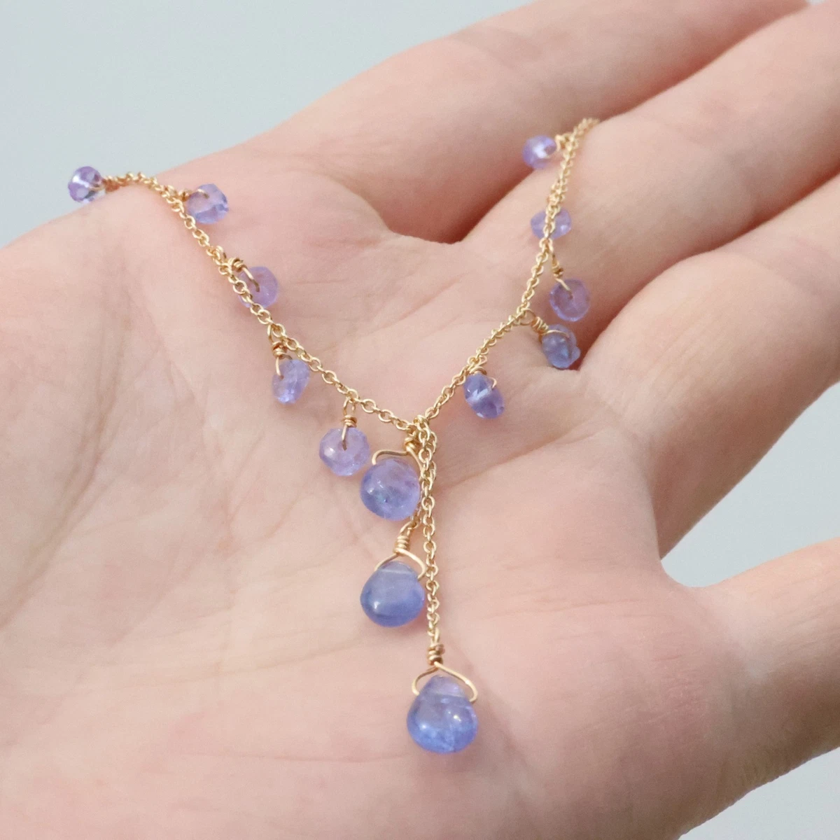 Pierre précieuse en vrac certifiée forme émeraude tanzanite bleue naturelle i