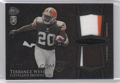 2014 Bowman Sterling Black Refractor 22/75 Terrance West #BSRDR-TW RC 0f8