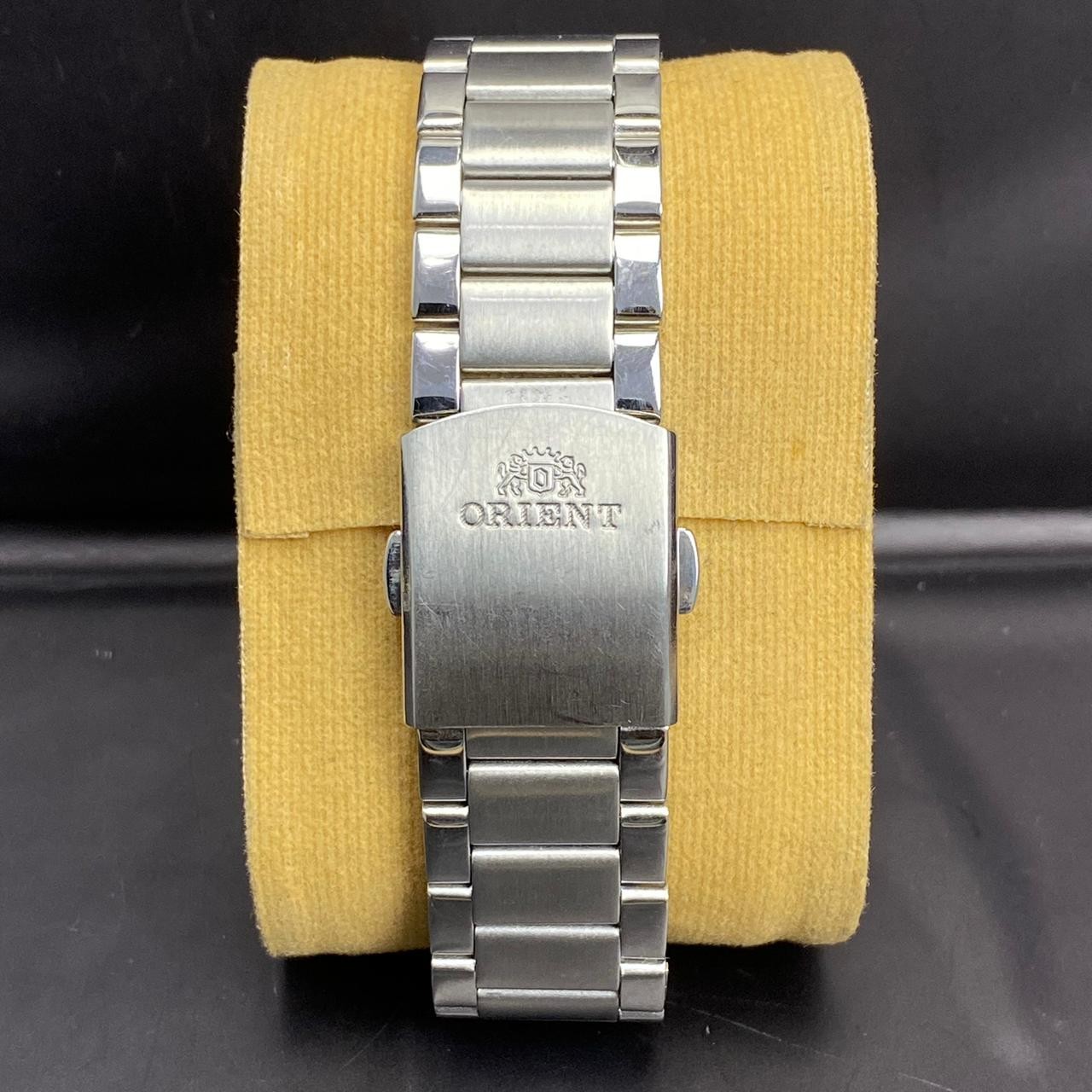 Rare Orient Multiyear Blue Rainbow Dial DayDate A… - image 8