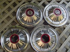 4 Vintage 1966 67 68 Galaxie Ford Pickup Truck Bronco Hubcaps Wheel Covers 44