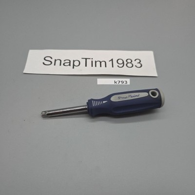 Blue Point Tools BLPCGHD146 1/4'' Drive Spinner Nut Driver Blue Soft Grip Handle
