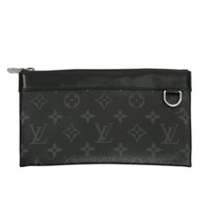 LOUIS VUITTON Pochette Discovery PM M44323 Monogram Eclipse Pouch Bag USED Auth
