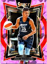 2025 Panini Select WNBA #34 Angel McCoughtry Pink Ice Prizms