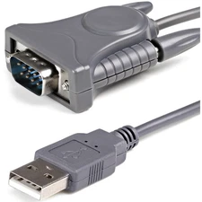 StarTech USB to RS232 DB9/DB25 Serial Adapter Cable - M/M