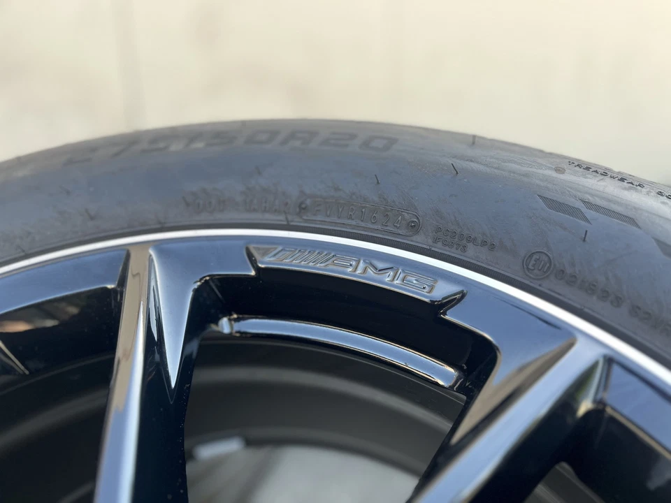 20" Mercedes Benz OEM AMG G580 G55 G500 G550 G Wagon Black Wheels Tires 279E - Image 3 of 4