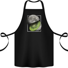 Tablier En Coton 100% Bio Kiwi Lune Planètes Univers
