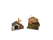 Faller Kapelle + Berghütte Nr 294  passt zu , Fleischmann , Märklin H0