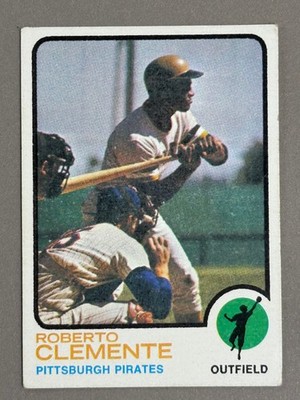 1973 Topps #50 Roberto Clemente Pittsburgh Pirates VG-EX