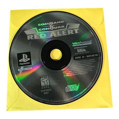Sony PlayStation 1 PS1 Disc Only Command & Conquer: Red Alert DISC 2 SOVIETS