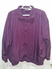 Vintage 90s Kaktus Womens Windbreaker Purple - Full Zip Size Large