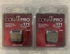 Lot Of (2) Conair Pro CPT171 Replacement Blade - Self Sharping Steel 30mm