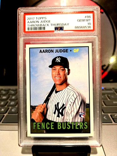 2017 Topps Aaron Judge Throwback Thursday #86 Gem Mt. 10 "The Yankees Super Star