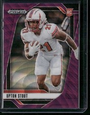 2025 Panini Prizm Draft Picks #149 Upton Stout Prizms Purple Wave