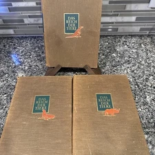 Das Reich der Tiere 1937 Complete 3 Volume Book Set Rare German Nature Zoology