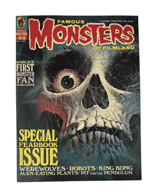 Famous Monsters of Filmland No. 93 October 1972 King Kong Werewolves FN 6.0