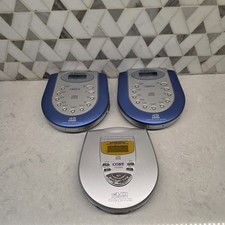 Lot Of 3 Emerson, Coby Portable CD Compact Disc Players. Works