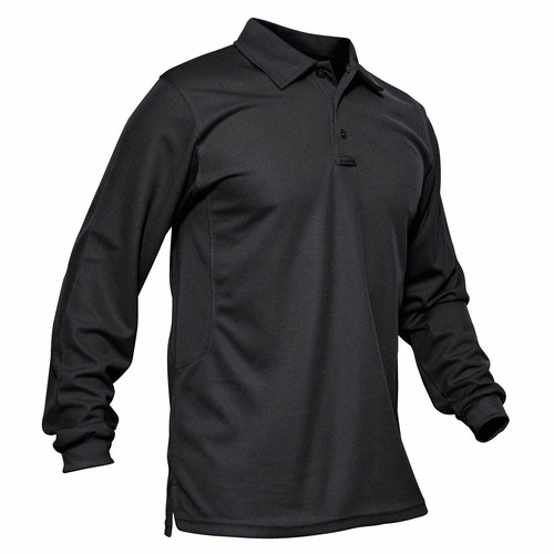 Men's Long & Short Sleeve Polo Shirts Quick Dry Atheletic Work Golf Casual Tops - Picture 14 of 76