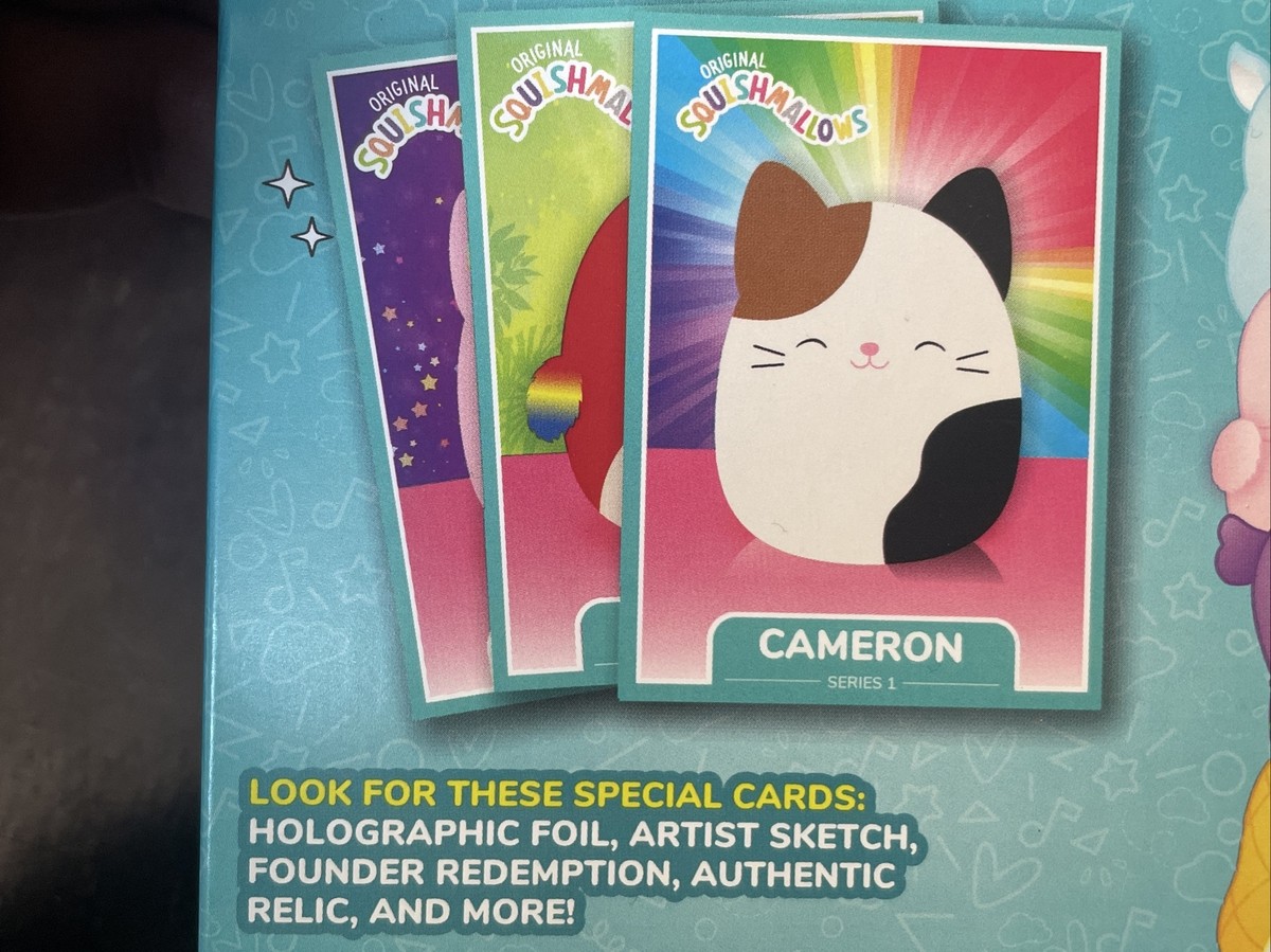 Squishmallow Collectibles Squishmallow Official Series 1 Trading Cards -  Pack Of 6, Collectible Cards With Holographic & Special Editions