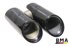 Porsche Macan Rear Right Side Gloss Black Exhaust Muffler Tip 2019 - 2023