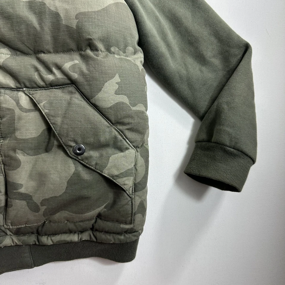Old Navy Boy's 2-in-1 Camo Puffer Vest J Ascket Hooded Sweatshirt Size XL Fleece - Image 4 of 4