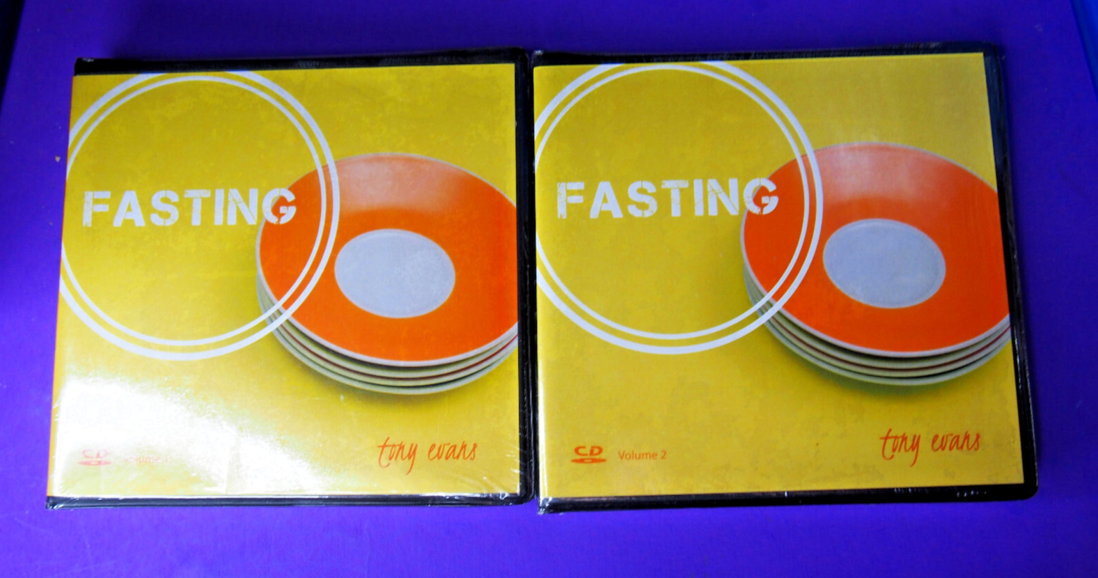 Fasting By Dr. Tony Evans Audiobook CDs Volume 1 & 2 Spiritual Biblical Teaching