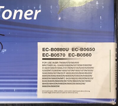 ECOcertified Toner Replacement Cartridge EC-B0580U Black | eBay