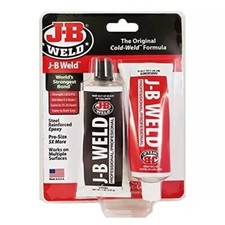 J-B Weld 8281 Professional Size Steel Reinforced Epoxy Twin Pack - 10 oz. Grey