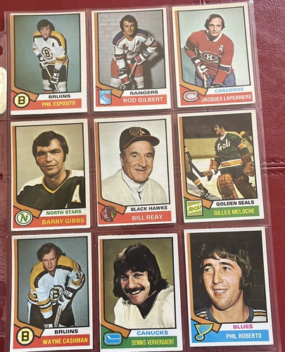 1974-75 O-PEE-CHEE 🇨🇦NHL HOCKEY SET SINGLES EX+-MT #201-396 74/75 OPC