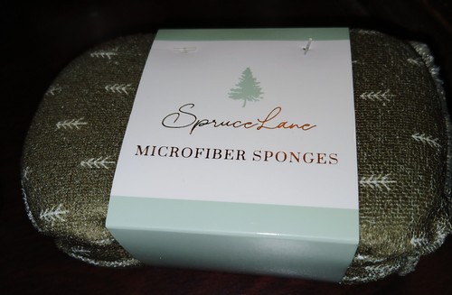 Spruce Lane Mikrofaserschwämme, 2 Stück scheuernde Schwämme! Nagelneu!