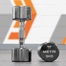 METIS Chrome Dumbbells [1-10kg] | COMMERCIAL CHROME DUMBBELLS | Pairs