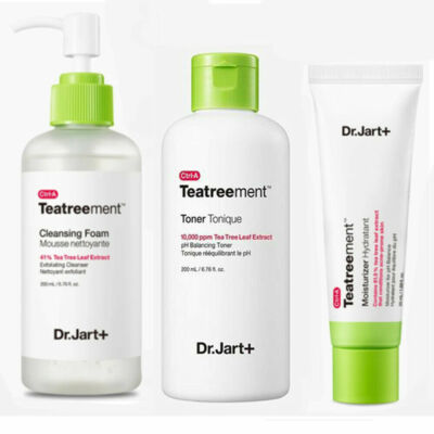 Dr.Jart+ Ctrl-A Teatreement 3er SET Toner Reinigungsschaum Feuchtigkeitscreme K-Beauty