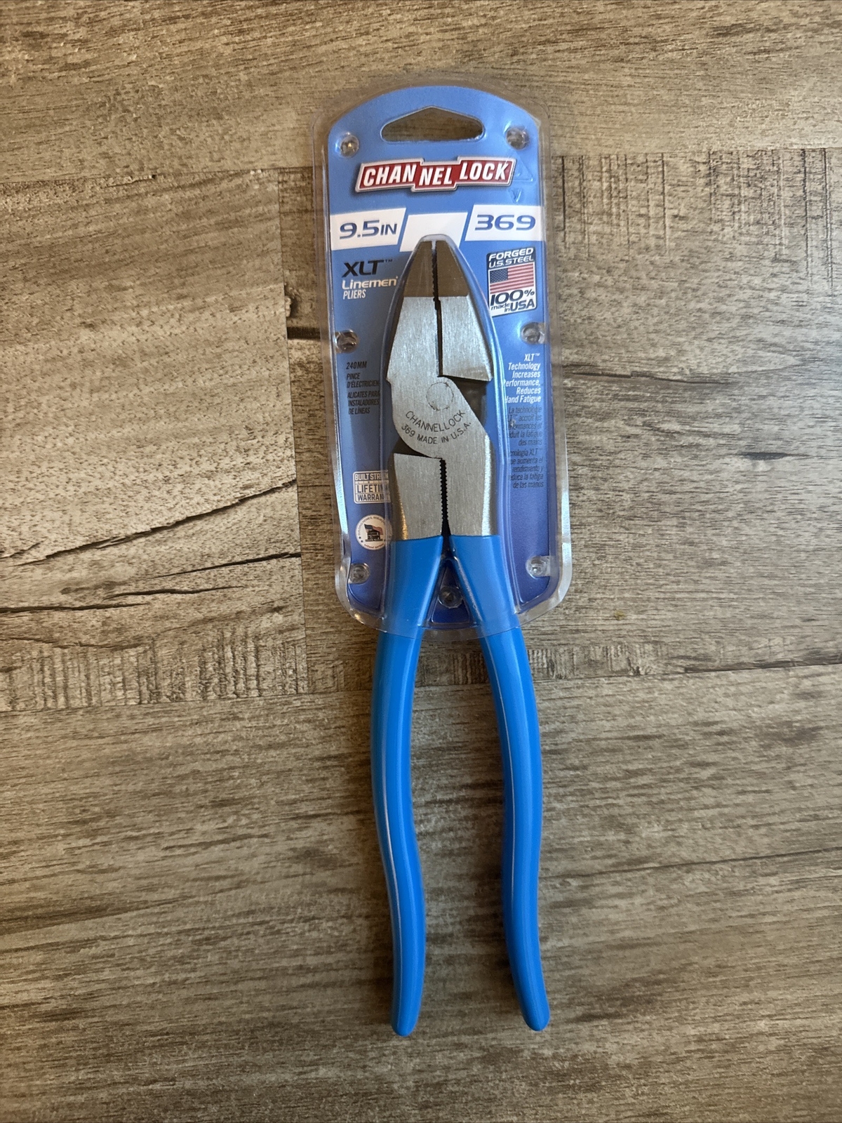 Channellock XLT Lineman's Pliers Blue (369) 25582146472 eBay