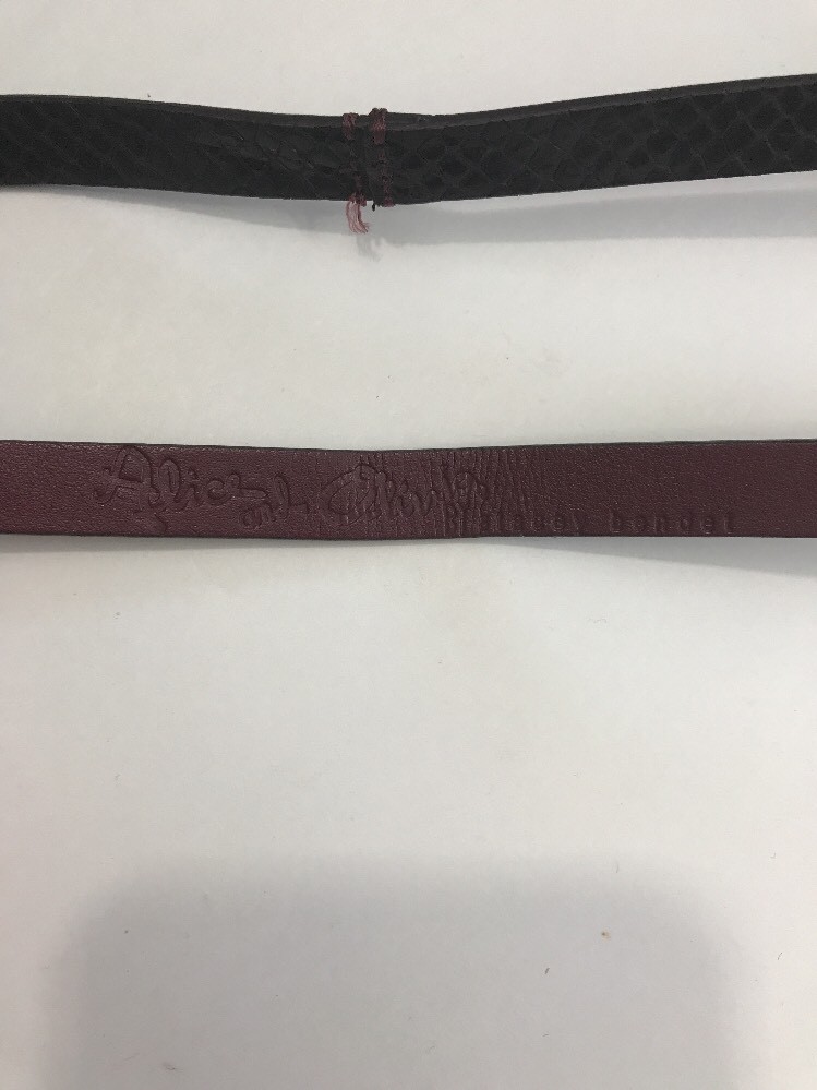 NWTAlice + Olivia‎ Zucchero Snake Skinny Wrap belt NWT$140 Alice + Olivia  main image 2