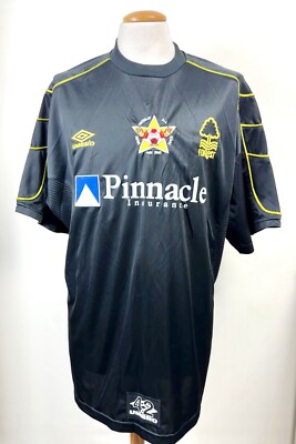 NOTTINGHAM FOREST 2000 CROSSLEY TESTIMONIAL MATCH WORN MERSON PLAYER SHIRT No.9