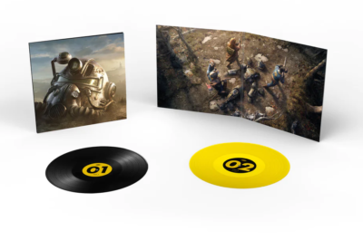 Fallout 76 Original Vinyl Record Soundtrack 2 LP Black Yellow VGM
