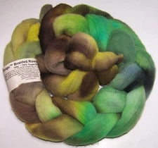 100gm KOIGU BRAIDED ROVING 100% Handpainted Targee Wool #7