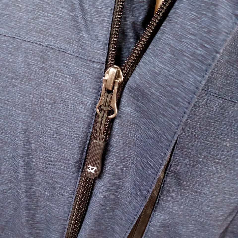 32 Degrees Cool Men’s Windbreaker Jacket Hooded Zipper Front Blue Size M Medium - Image 4 of 4