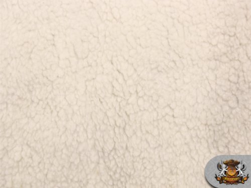 Heavy Duty SHERPA SHEEP SKIN Shearling Faux Fur fabric 60" W Sold by The Yard - Picture 13 of 27