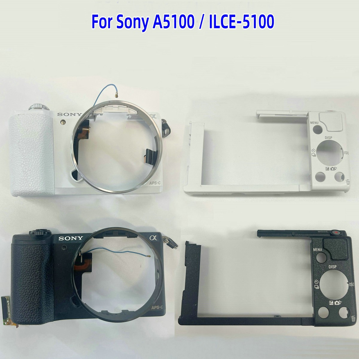 Original Camera Front Rear Back Cover Shell Body Case for Sony