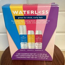 Waterless Weightless Dry Shampoo Conditioner Bonus Fragrance No Residue 3pc Set